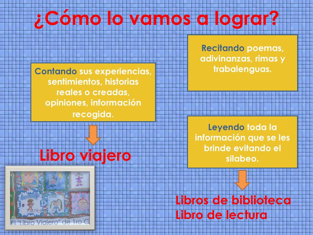 ¿Cómo lo vamos a lograr Libro viajero Libros de biblioteca