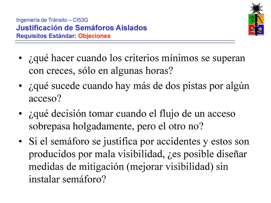¿qué sucede cuando hay más de dos pistas por algún acceso
