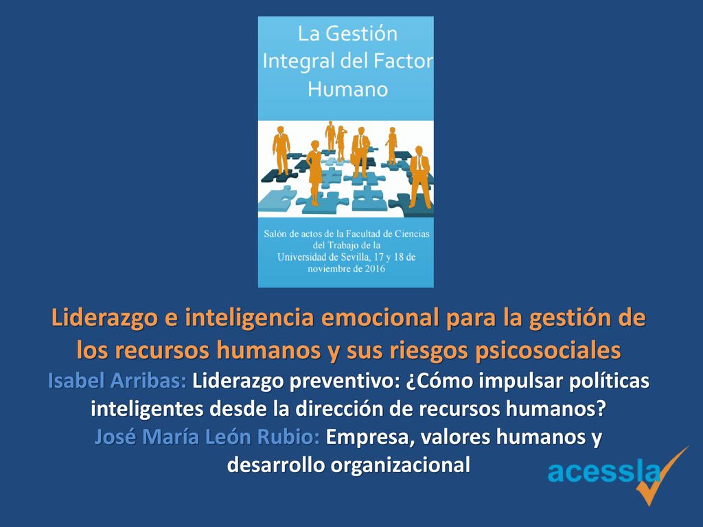 Liderazgo e inteligencia emocional para la gestión de los recursos humanos y sus riesgos psicosociales