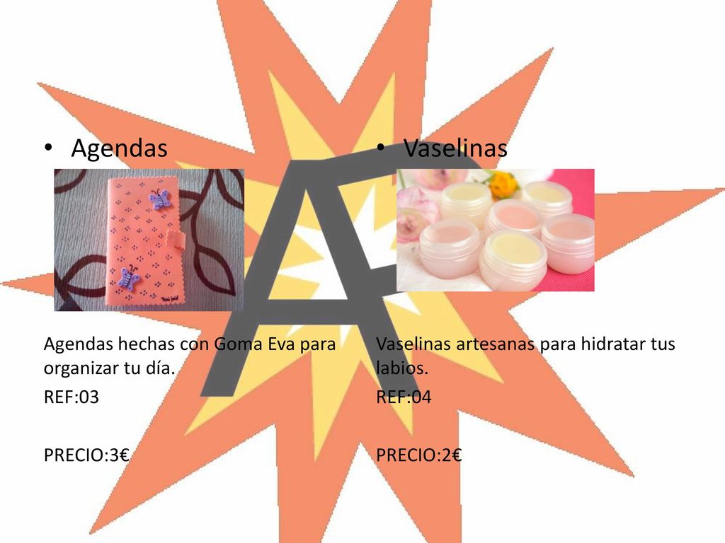 Agendas Vaselinas Agendas hechas con Goma Eva para organizar tu día.