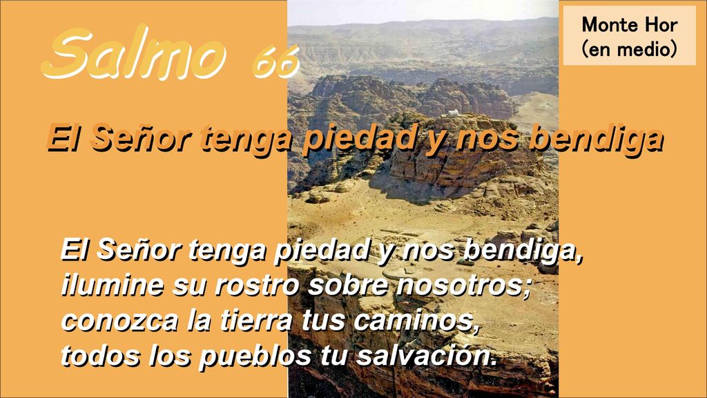 Salmo 66 El Señor tenga piedad y nos bendiga