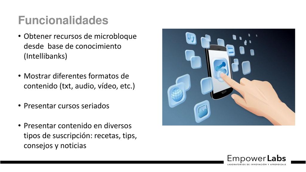 Funcionalidades Obtener recursos de microbloque desde base de conocimiento (Intellibanks)