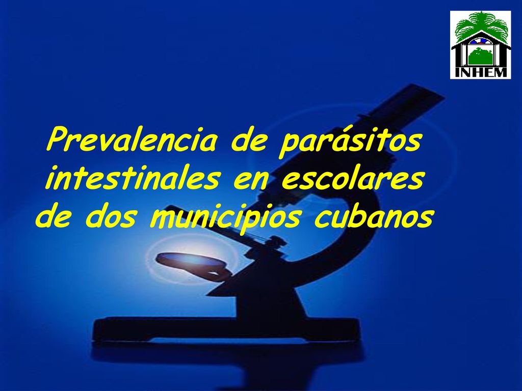 Prevalencia de parásitos intestinales en escolares de dos municipios cubanos
