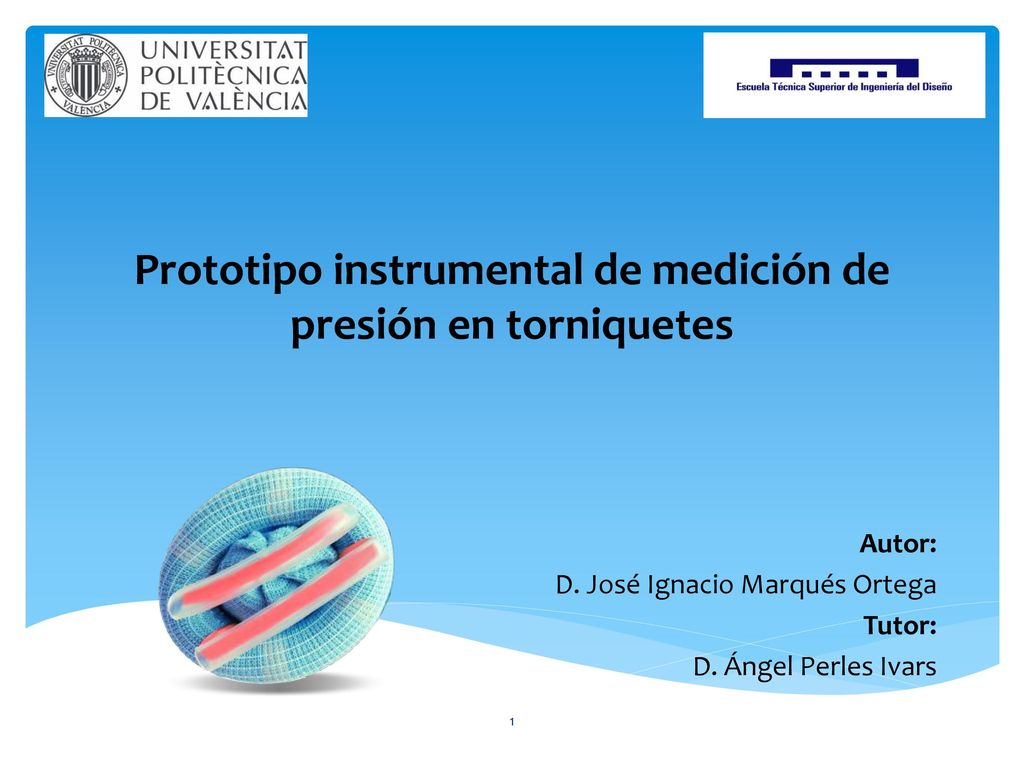 Prototipo instrumental de medición de presión en torniquetes