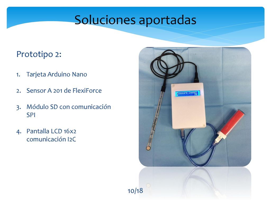 Soluciones aportadas Prototipo 2: Tarjeta Arduino Nano