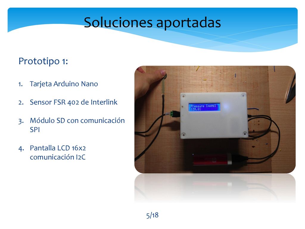 Soluciones aportadas Prototipo 1: Tarjeta Arduino Nano