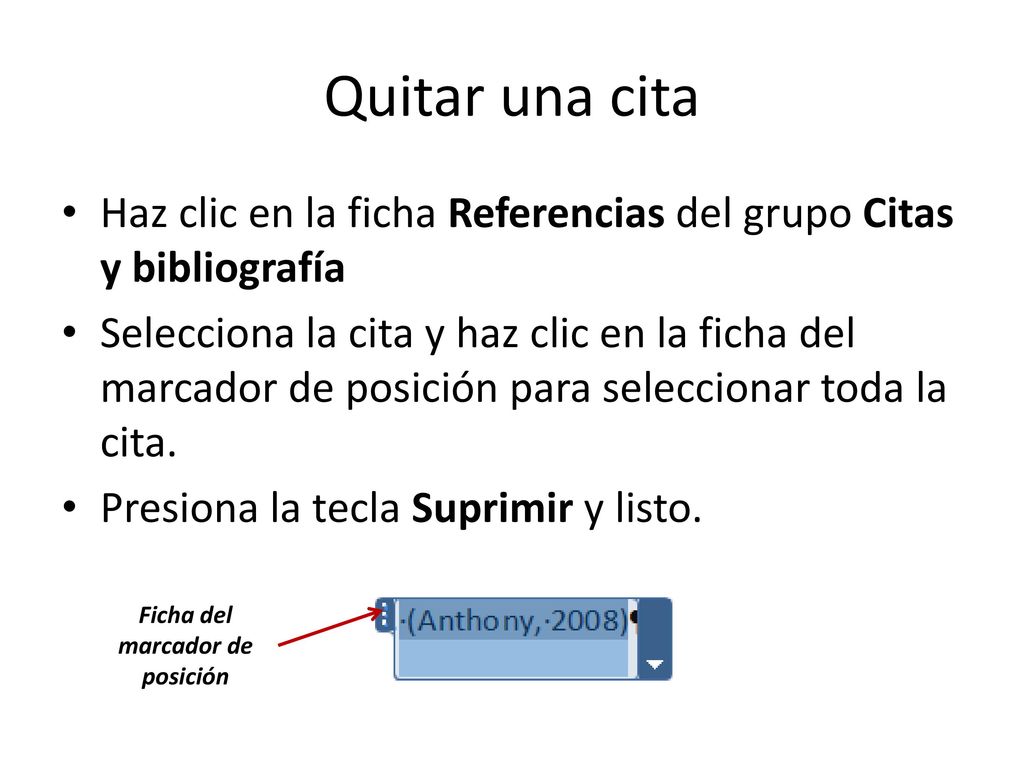 Ficha del marcador de posición
