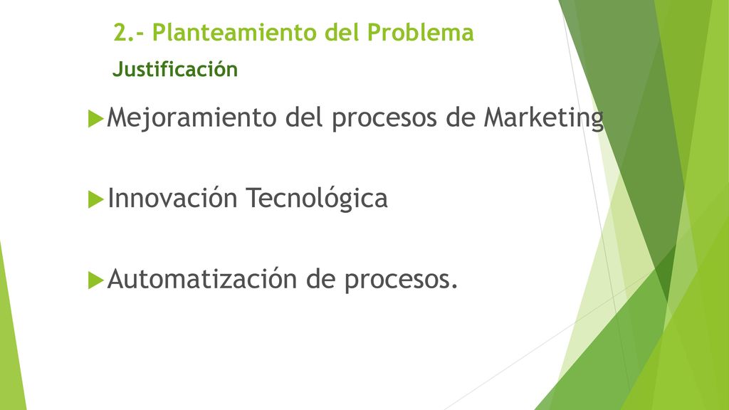 Mejoramiento del procesos de Marketing Innovación Tecnológica