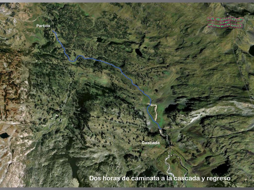 Dos horas de caminata a la cascada y regreso