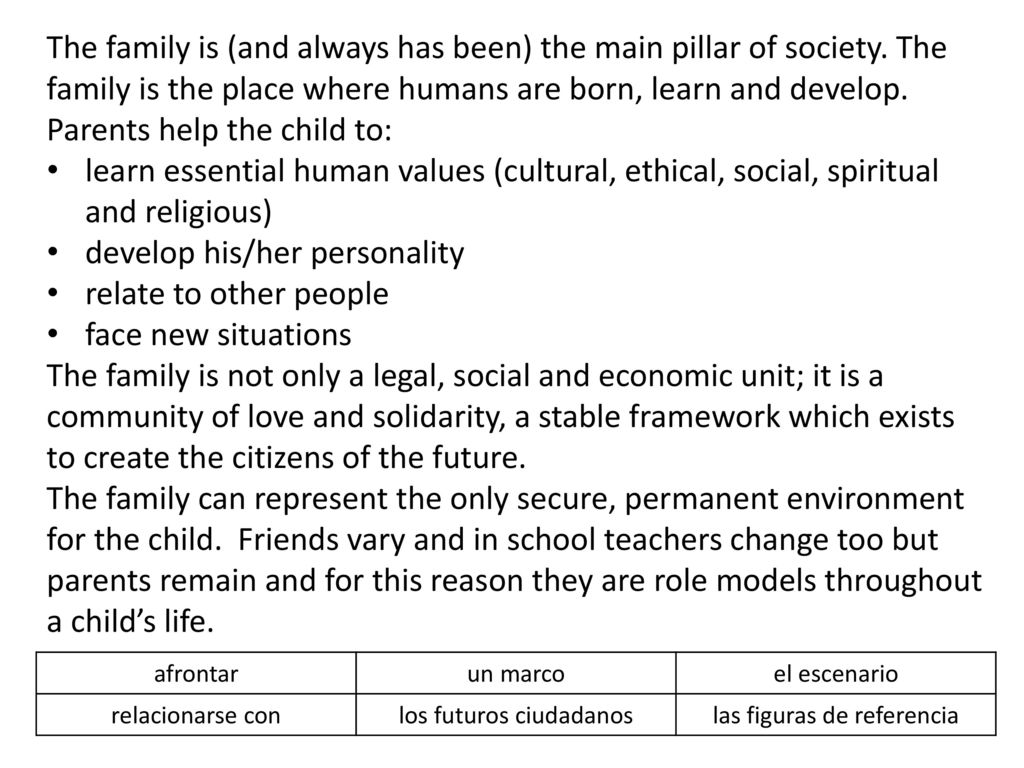 develop his/her personality relate to other people face new situations