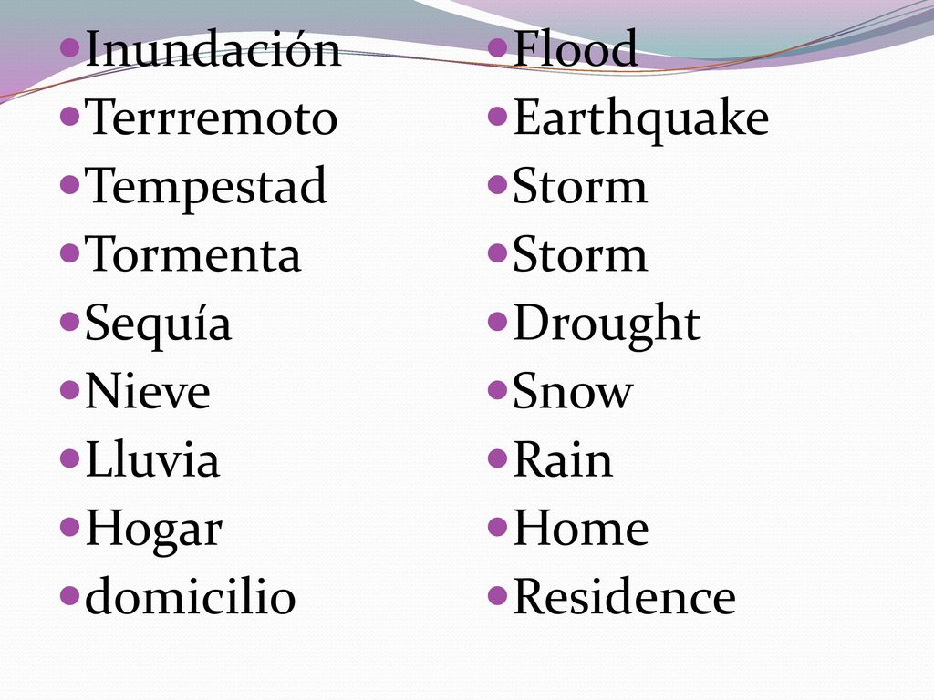 Inundación Terrremoto. Tempestad. Tormenta. Sequía. Nieve. Lluvia. Hogar. domicilio. Flood.