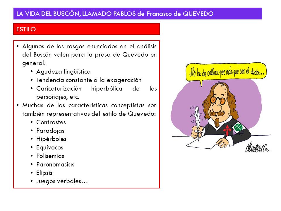 LA VIDA DEL BUSCÓN, LLAMADO PABLOS de Francisco de QUEVEDO
