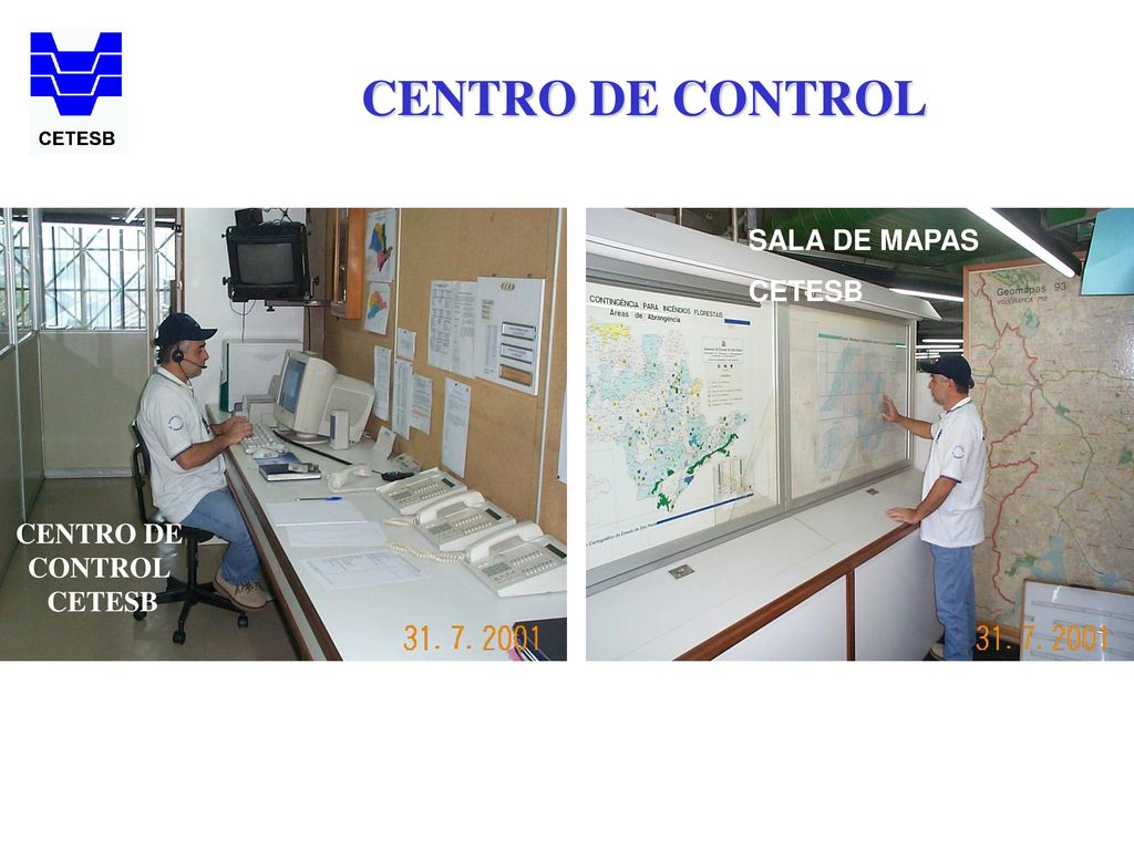 CENTRO DE CONTROL SALA DE MAPAS CETESB CENTRO DE CONTROL CETESB