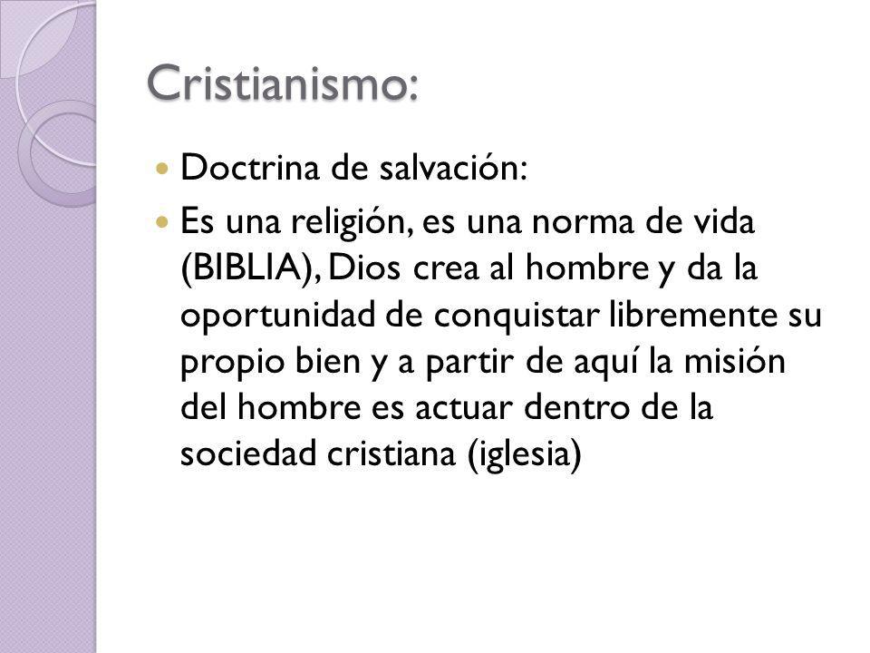 Cristianismo: Doctrina de salvación: