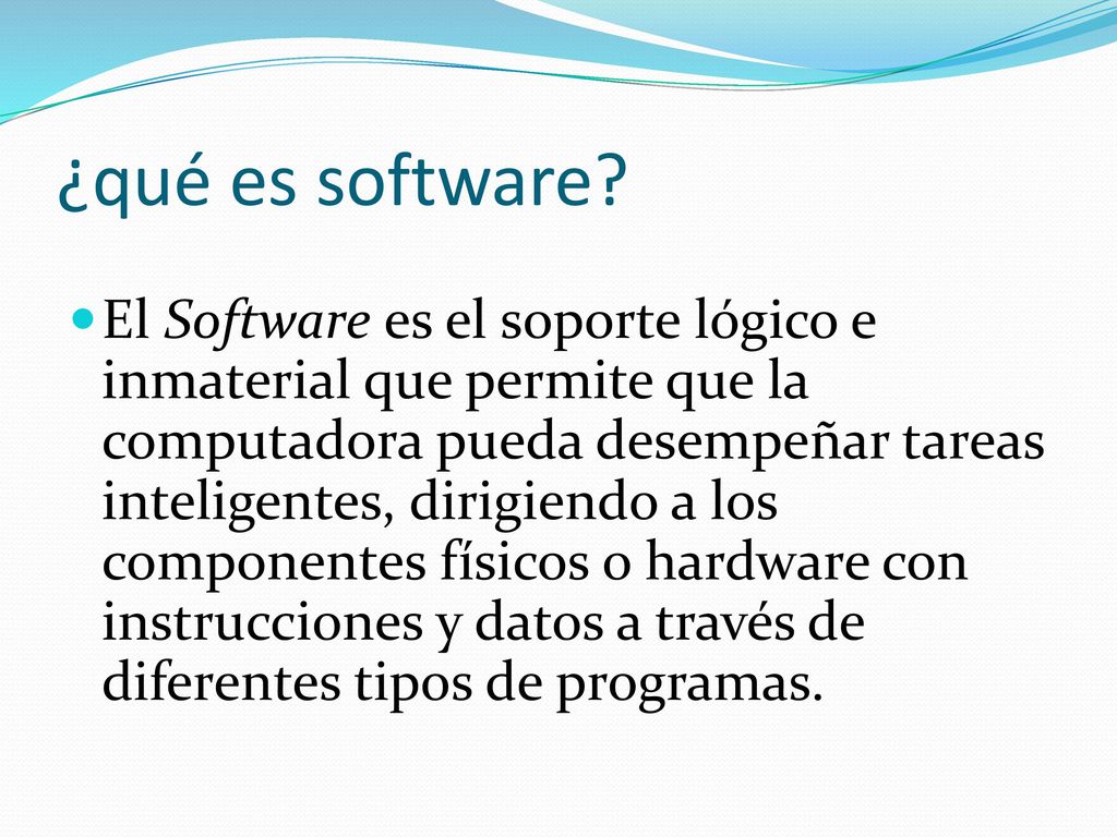 ¿qué es software