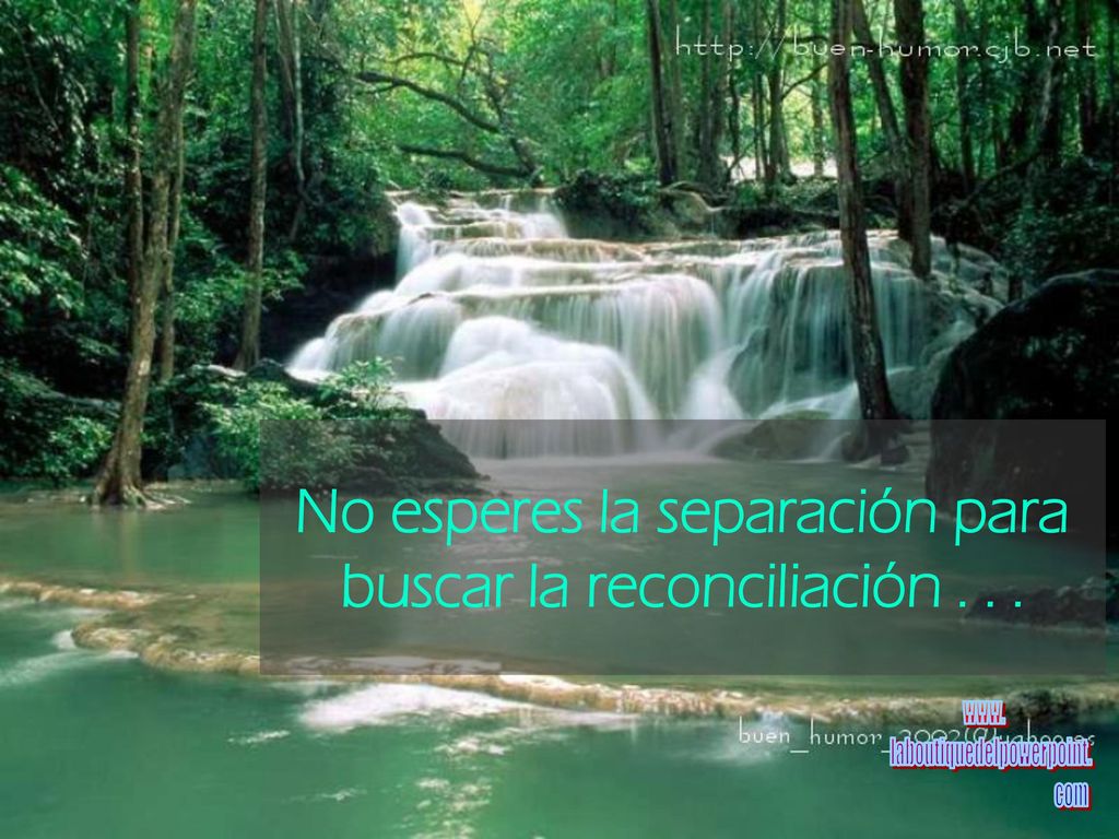 No esperes la separación para buscar la reconciliación . . .