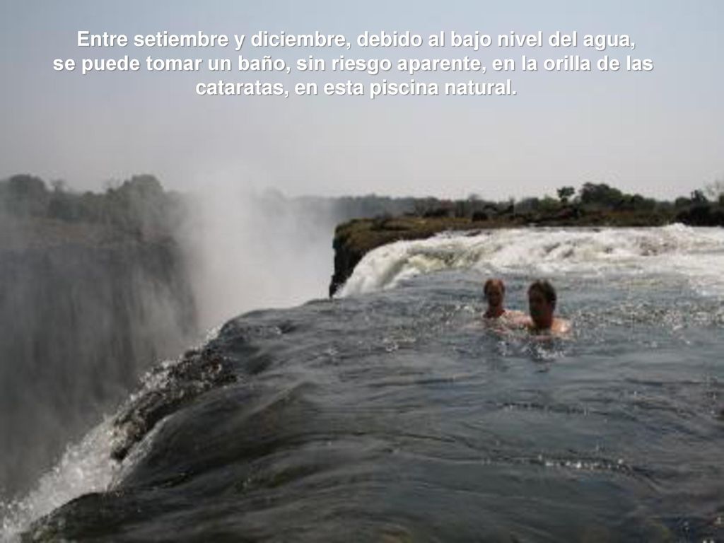 Entre setiembre y diciembre, debido al bajo nivel del agua,