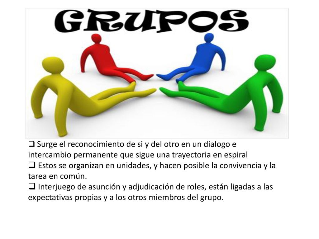 Surge el reconocimiento de si y del otro en un dialogo e intercambio permanente que sigue una trayectoria en espiral