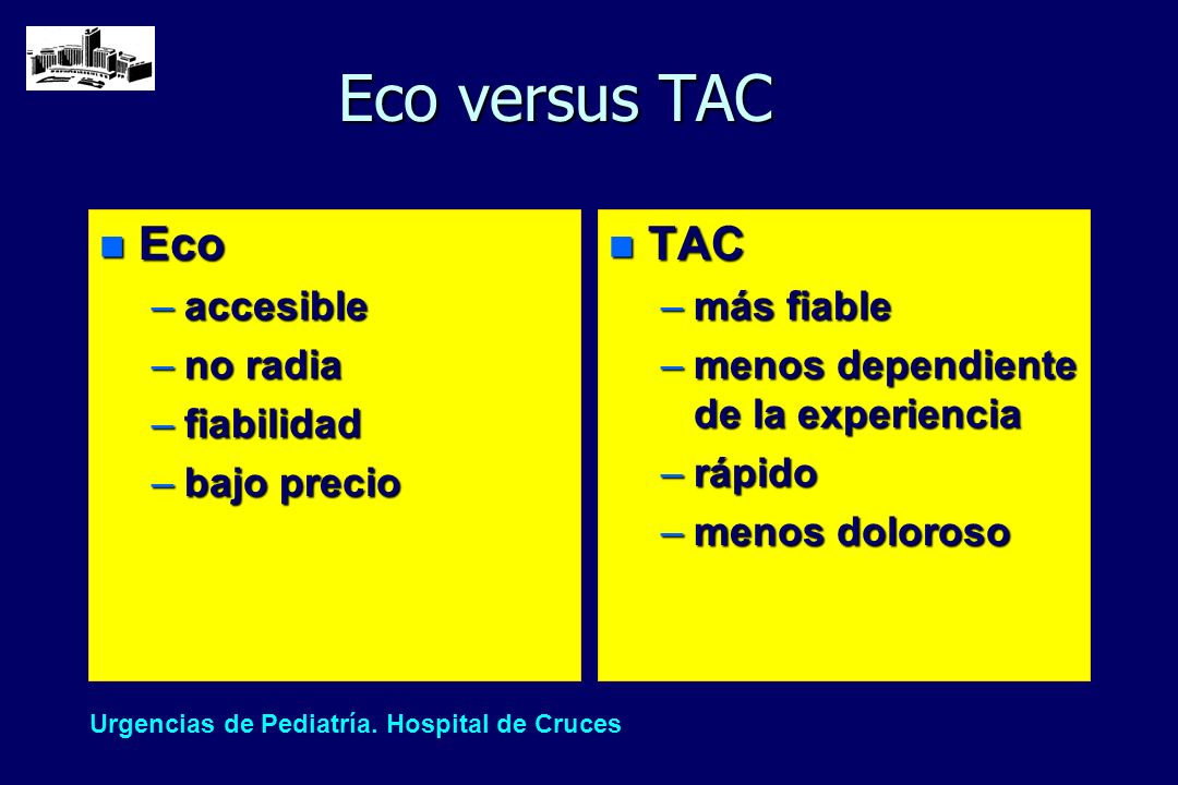 Eco versus TAC Eco TAC accesible no radia fiabilidad bajo precio