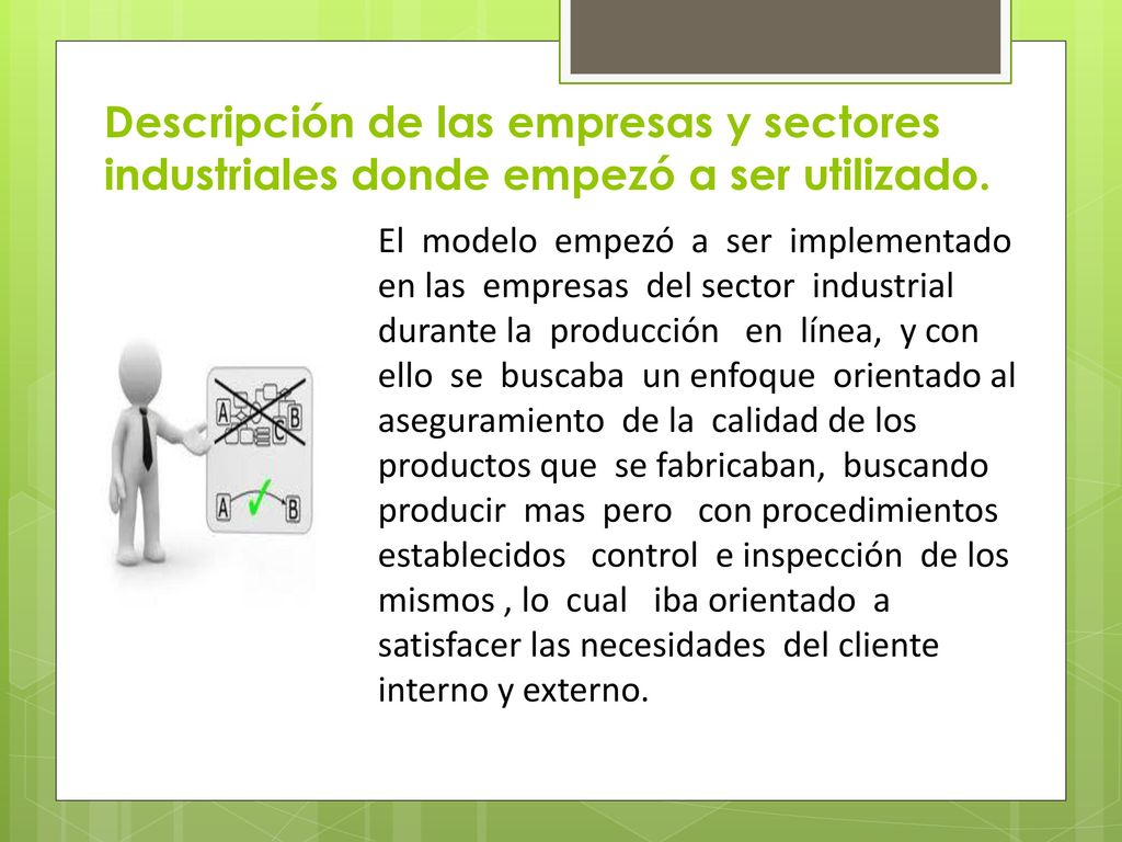 Descripción de las empresas y sectores industriales donde empezó a ser utilizado.