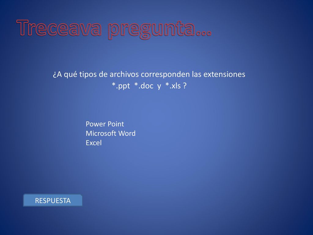 ¿A qué tipos de archivos corresponden las extensiones