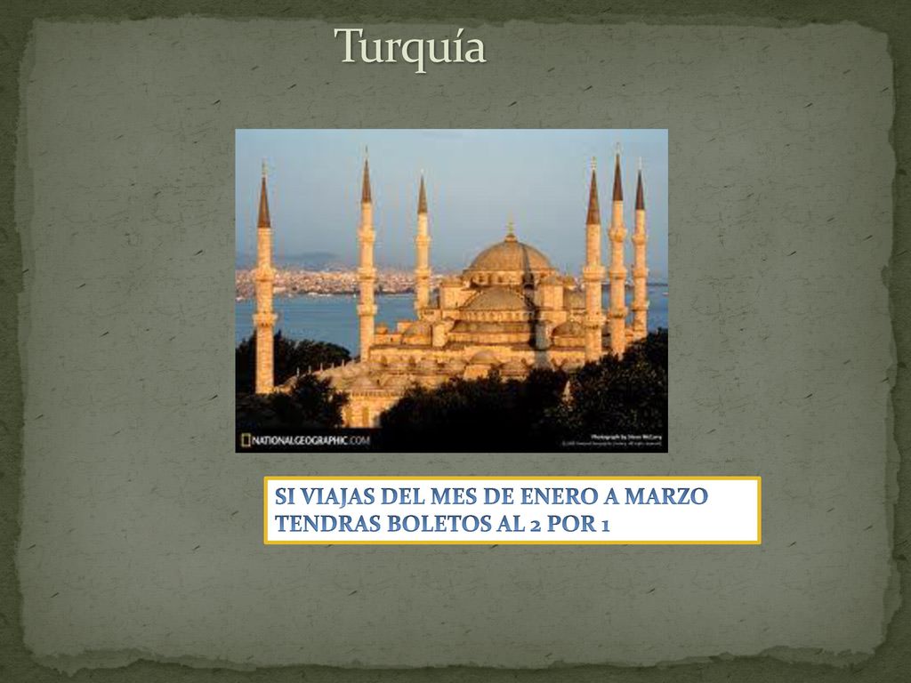 Turquía SI VIAJAS DEL MES DE ENERO A MARZO TENDRAS BOLETOS AL 2 POR 1