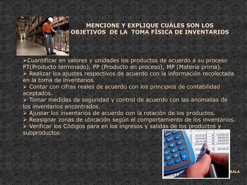 Ajustar los inventarios de acuerdo con la rotación de los productos.