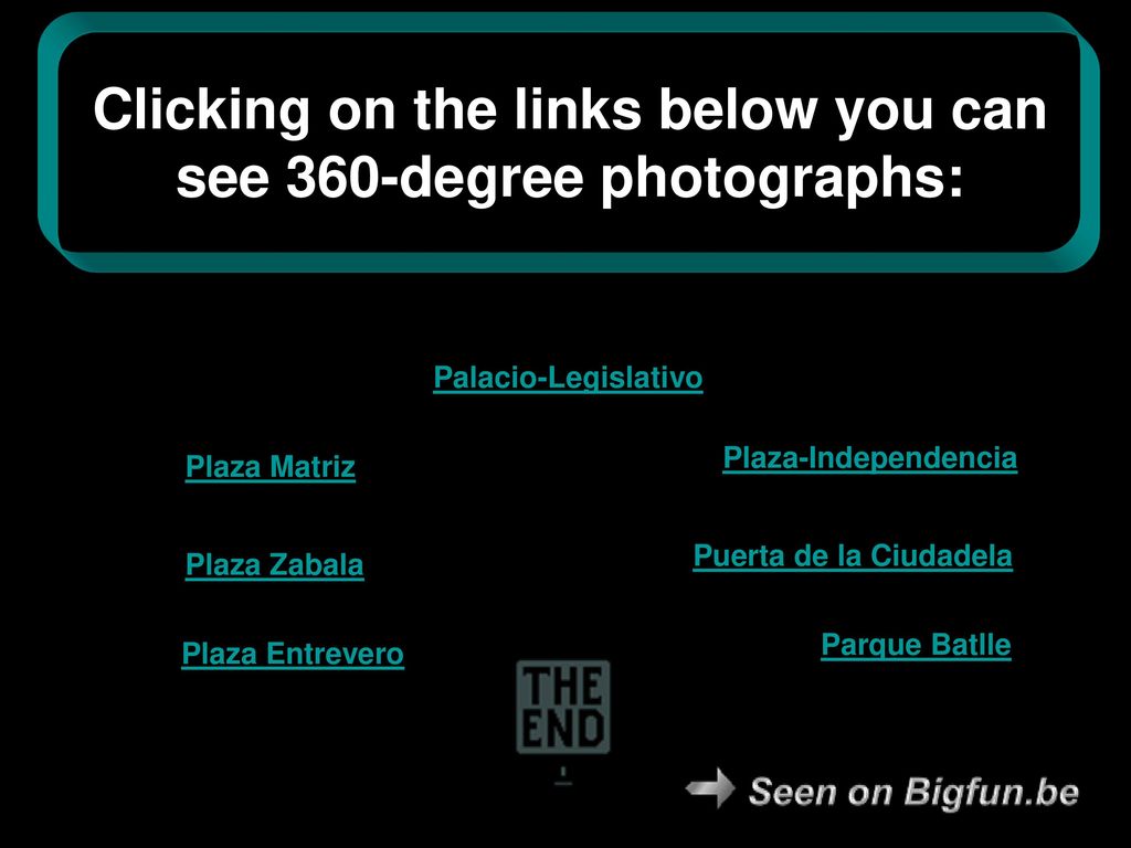 Clicking on the links below you can see 360-degree photographs: