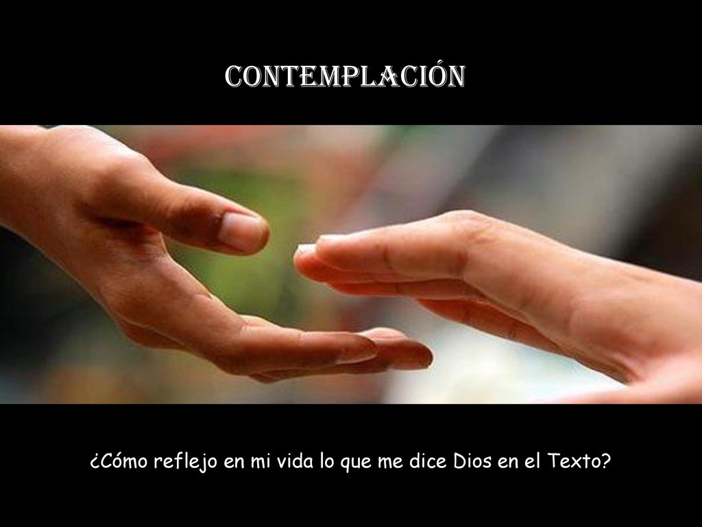 ¿Cómo reflejo en mi vida lo que me dice Dios en el Texto