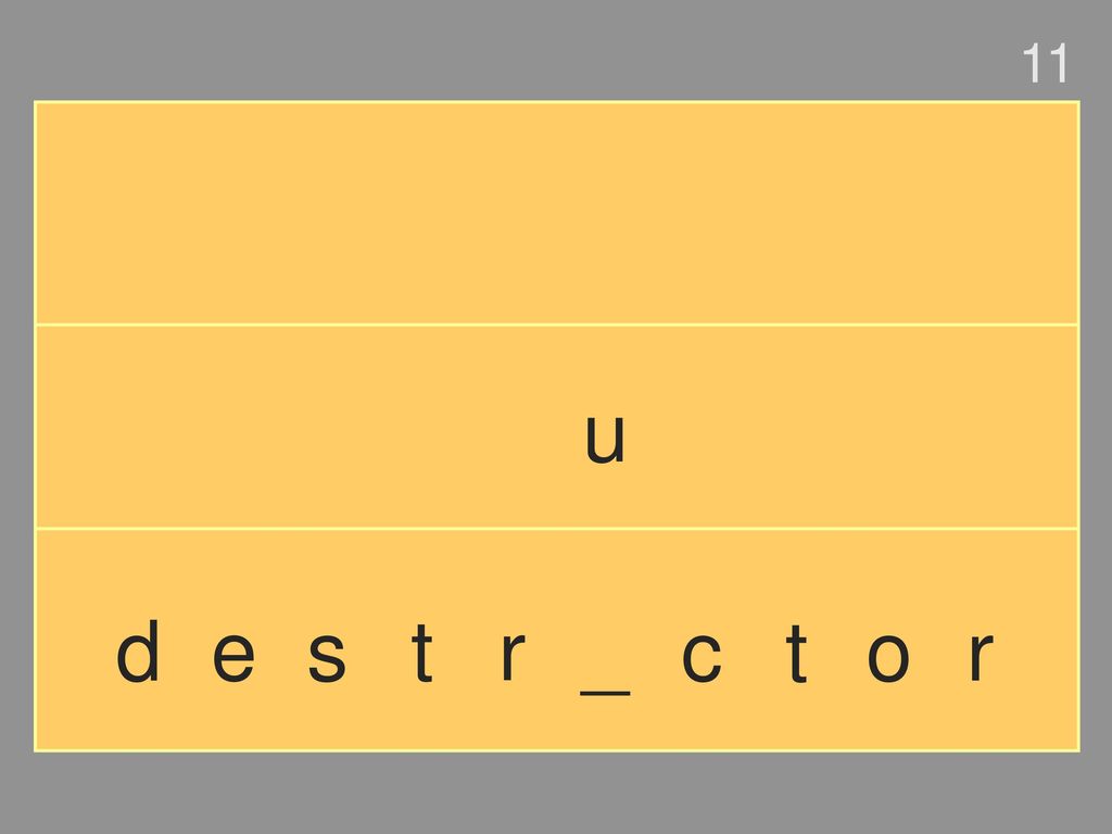 11 u d e s t r _ c t o r