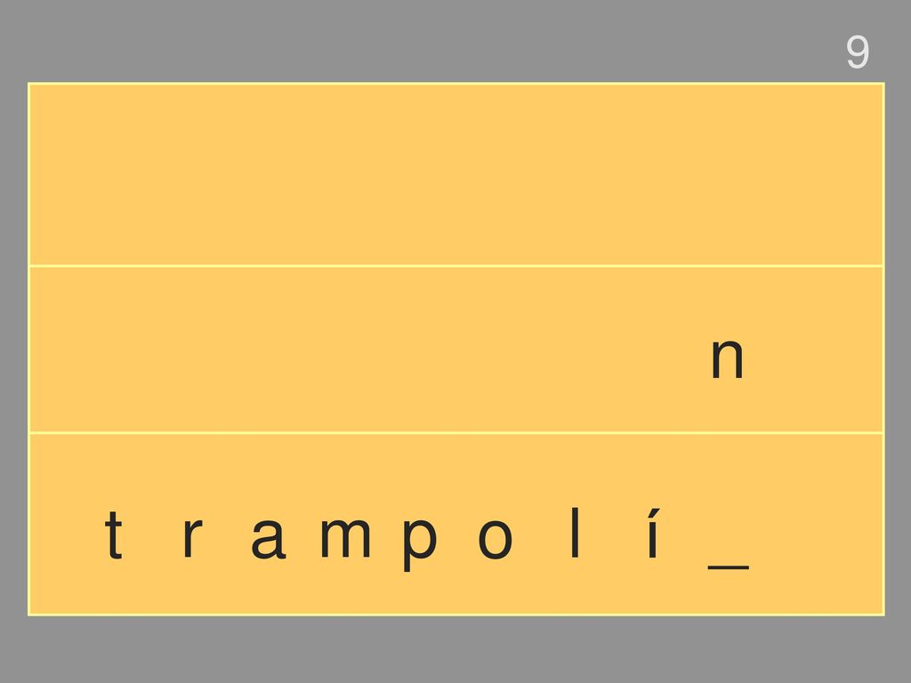 9 n t r a m p o l í _