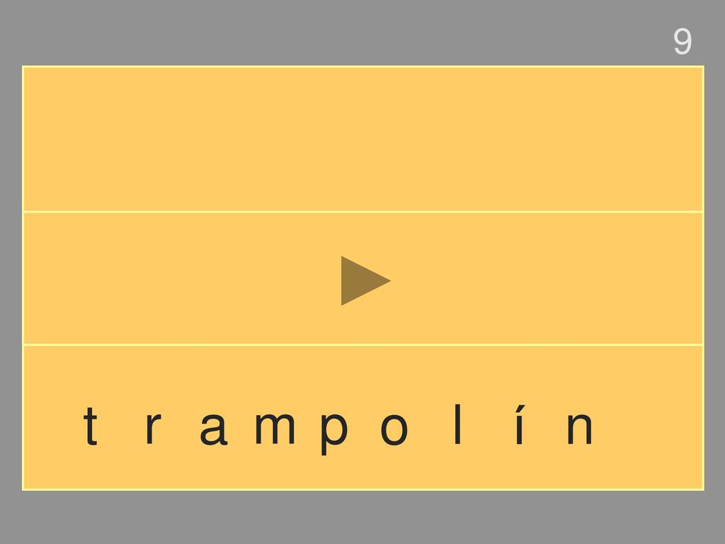 9 t r a m p o l í n