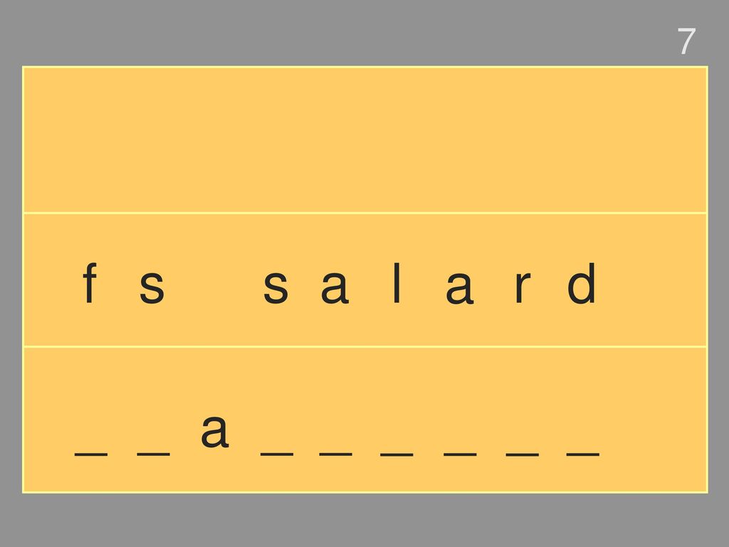 7 f s s a l a r d _ _ a _ _ _ _ _ _
