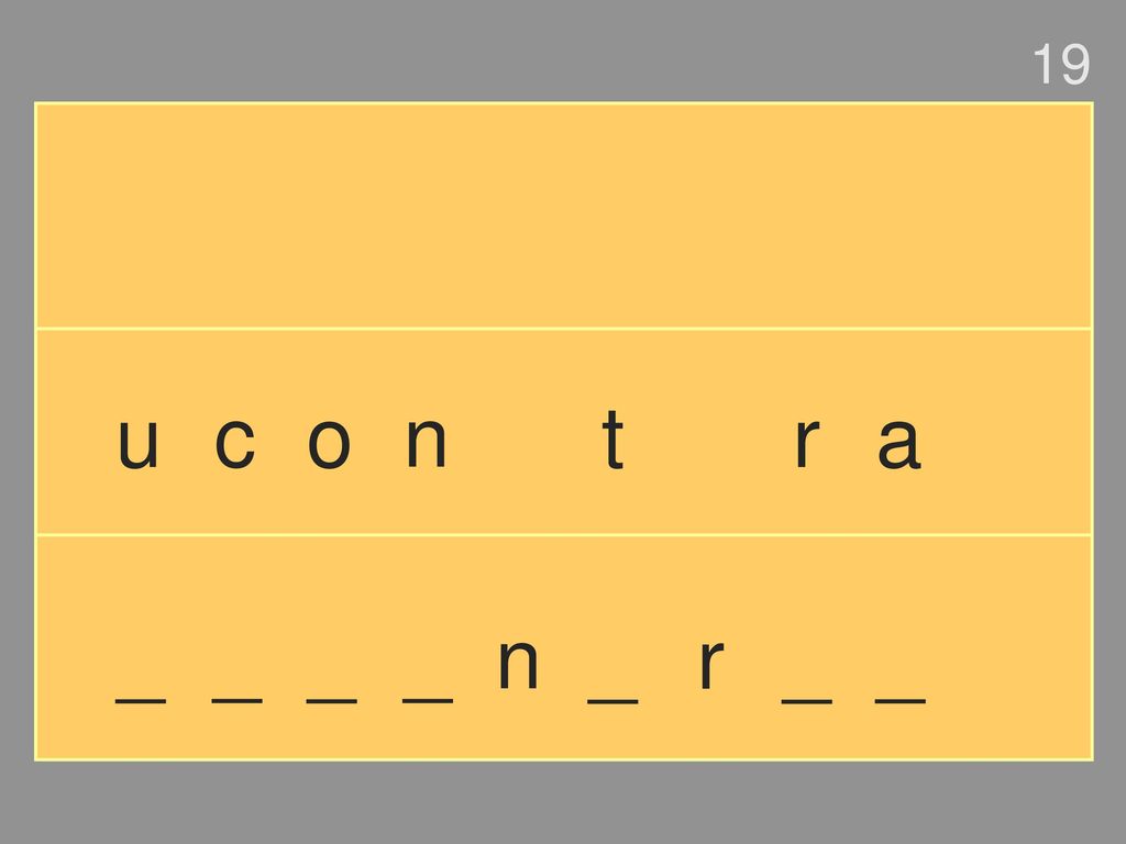 19 u c o n t r a _ _ _ _ n _ r _ _