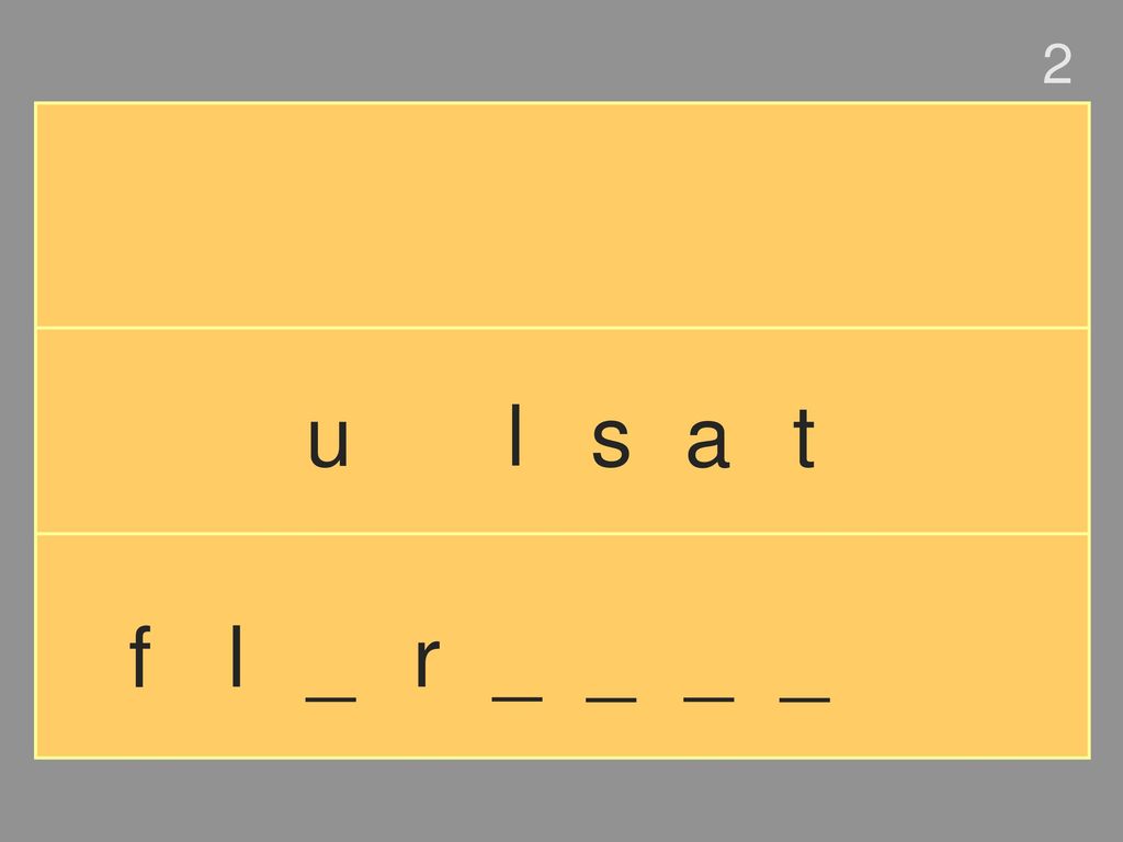 2 u l s a t f l _ r _ _ _ _
