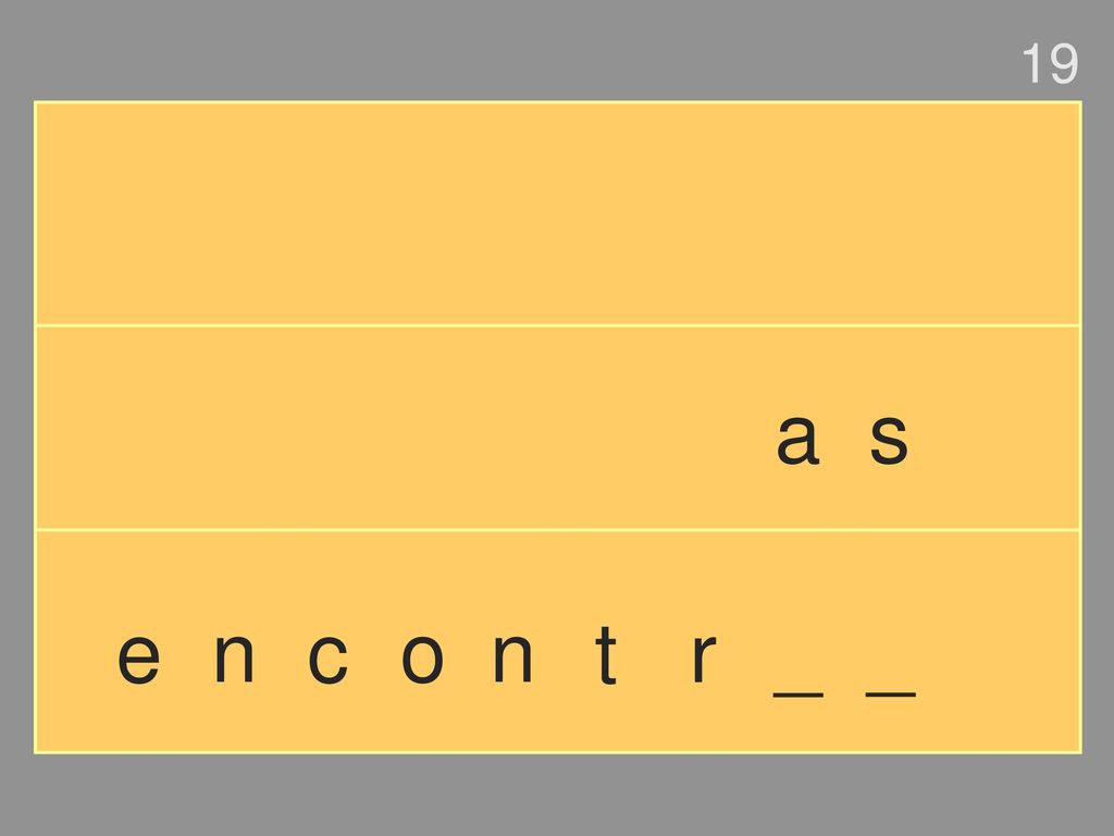 19 a s e n c o n t r _ _