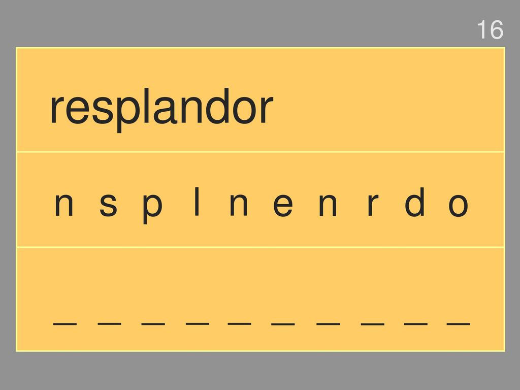 16 resplandor n s p l n e n r d o _ _ _ _ _ _ _ _ _ _
