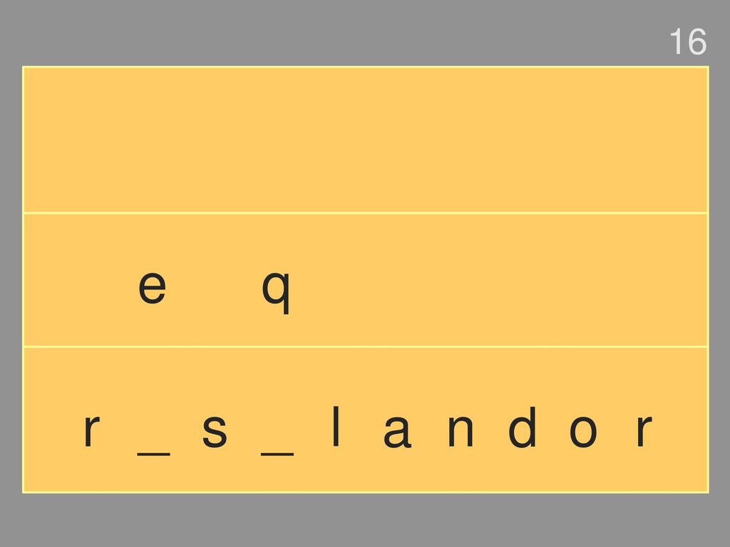 16 e q r _ s _ l a n d o r