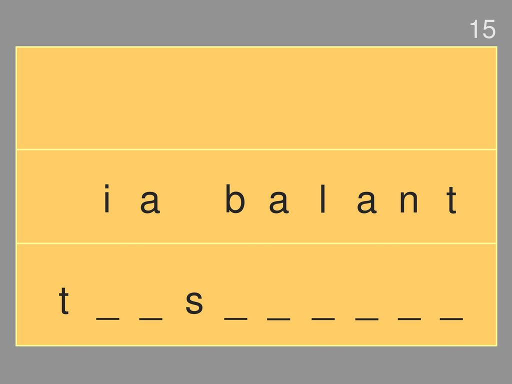 15 i a b a l a n t t _ _ s _ _ _ _ _ _