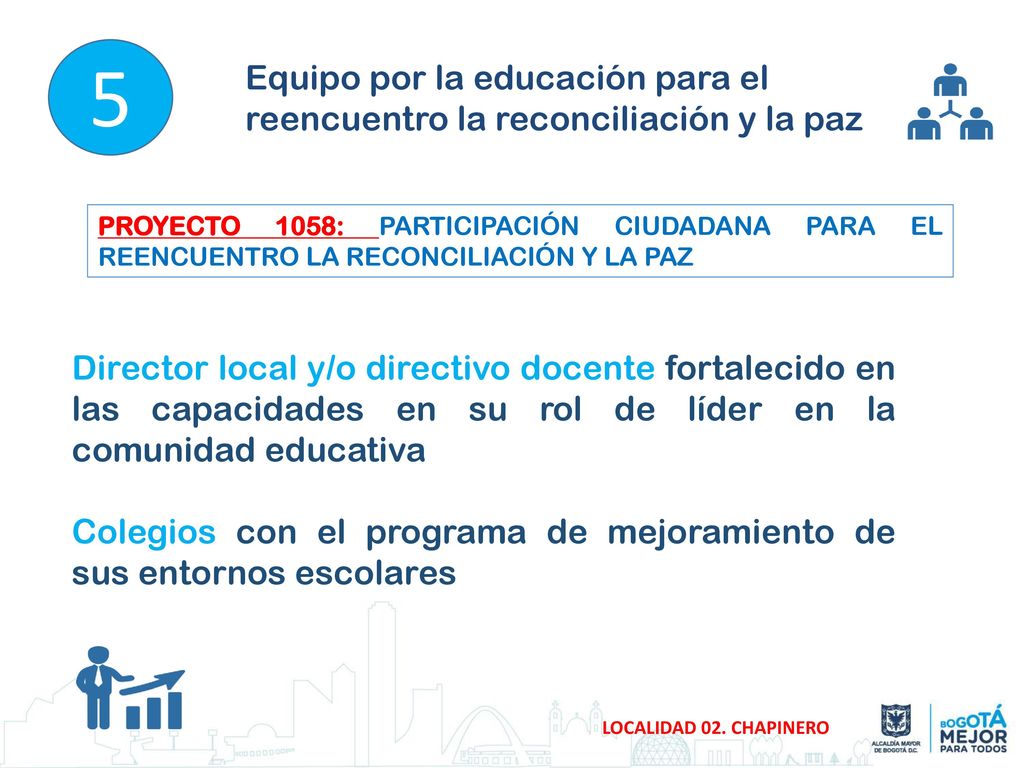 5 Equipo por la educación para el reencuentro la reconciliación y la paz.