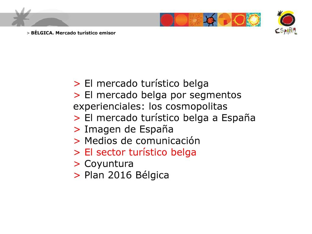 > El mercado turístico belga > El mercado belga por segmentos