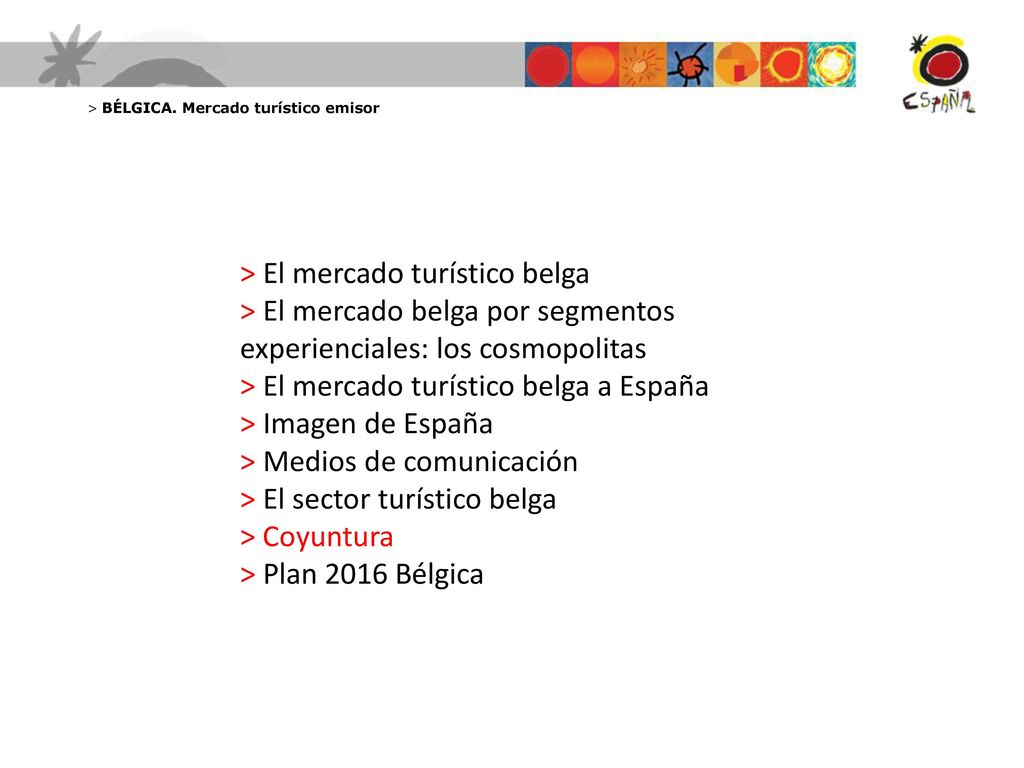 > El mercado turístico belga > El mercado belga por segmentos