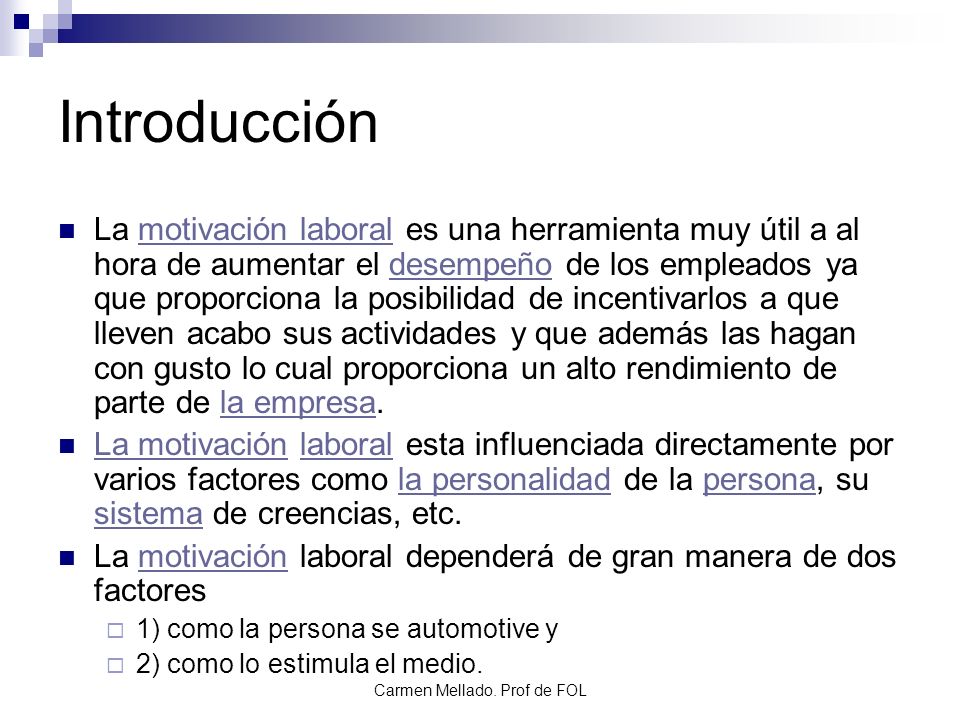 Carmen Mellado. Prof de FOL