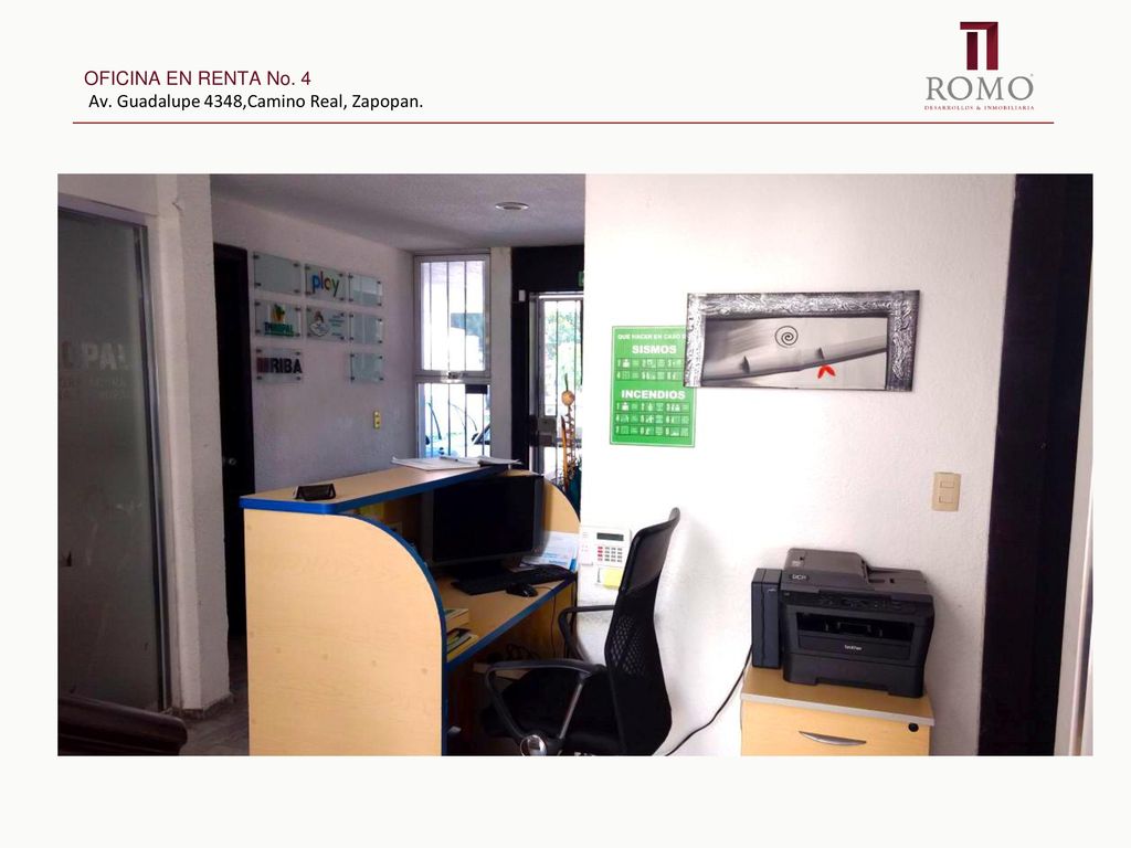 OFICINA EN RENTA No. 4 Av. Guadalupe 4348,Camino Real, Zapopan.