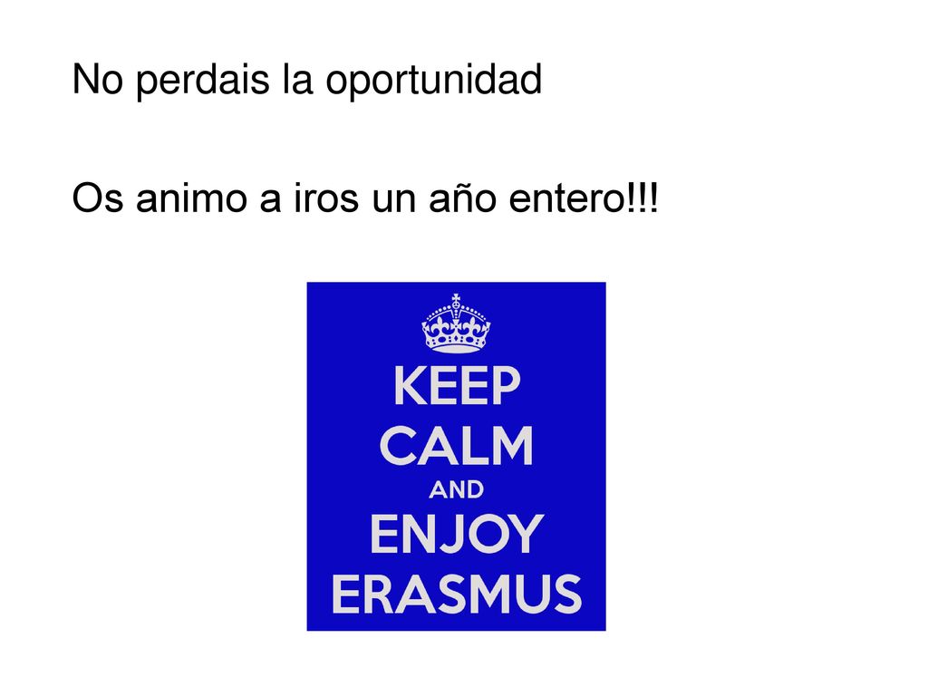 No perdais la oportunidad Os animo a iros un año entero!!!
