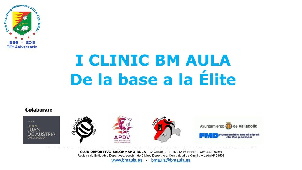 I CLINIC BM AULA De la base a la Élite