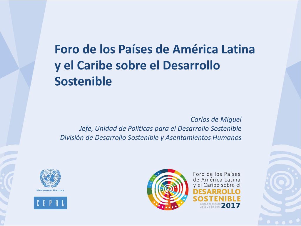 Foro de los Países de América Latina y el Caribe sobre el Desarrollo Sostenible