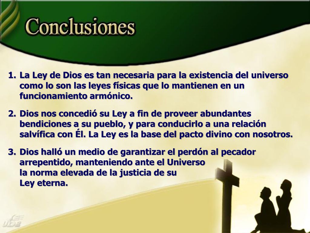 La Ley de Dios es tan necesaria para la existencia del universo como lo son las leyes físicas que lo mantienen en un funcionamiento armónico.