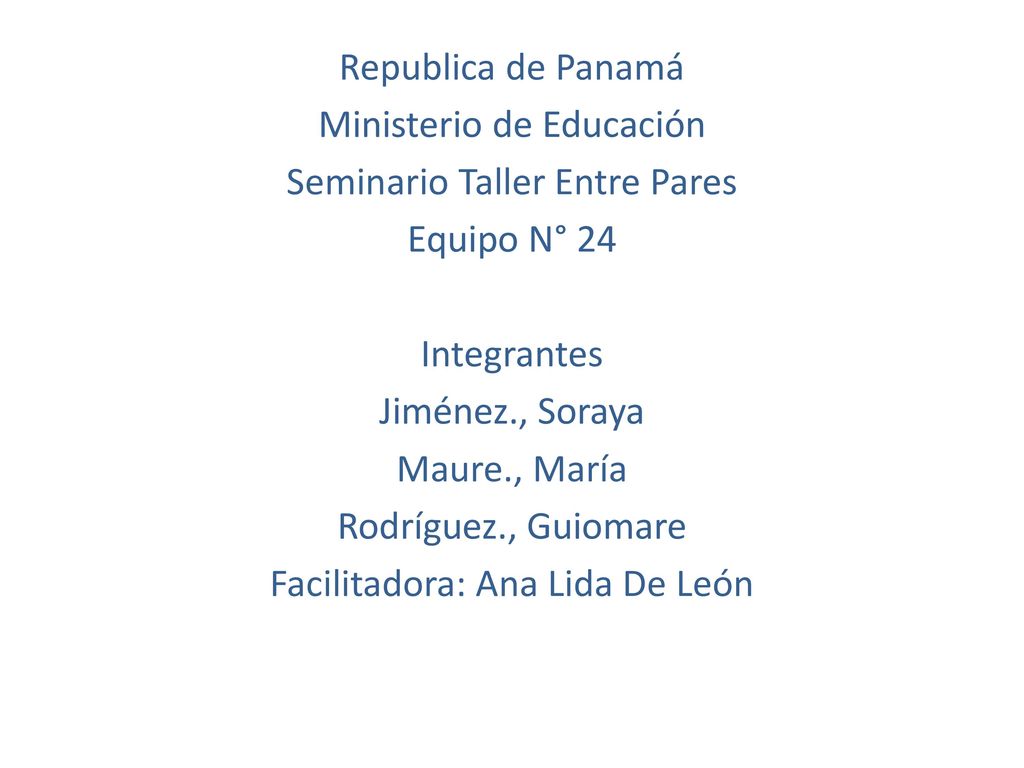 Ministerio de Educación Seminario Taller Entre Pares Equipo N° 24