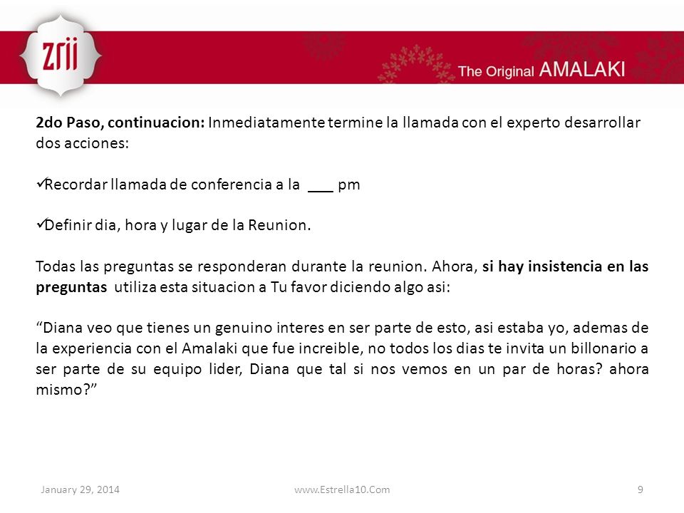 Recordar llamada de conferencia a la ___ pm